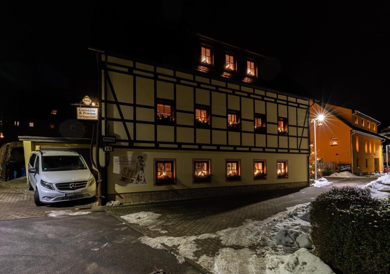 Pension Und Gaststaette Zur Knappenschaenke Thermalbad Wiesenbad Екстериор снимка